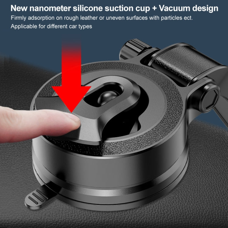 IMAK C5-X5A Dashboard Suction Cup Magnetic Car Holder(Black) - Universal Car Holders by imak | Online Shopping South Africa | PMC TechLife | Buy Now Pay Later Mobicred