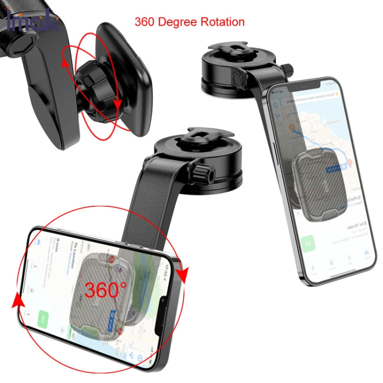IMAK C5-X5A Dashboard Suction Cup Magnetic Car Holder(Black) - Universal Car Holders by imak | Online Shopping South Africa | PMC TechLife | Buy Now Pay Later Mobicred
