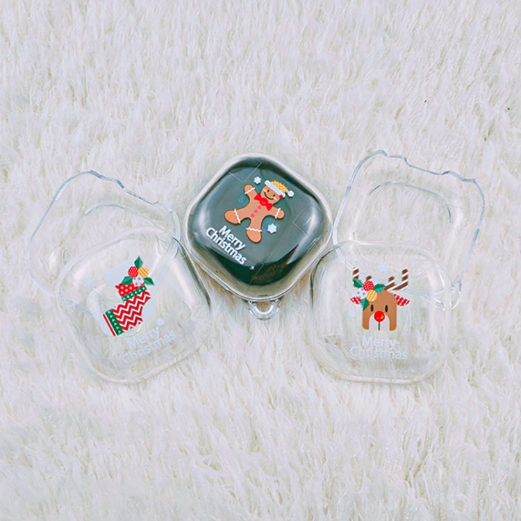 For Samsung Galaxy Buds Live Christmas Transparent TPU Earphone Case(Christmas Tree) - Samsung Earphone Case by PMC TechLife | Online Shopping South Africa | PMC TechLife