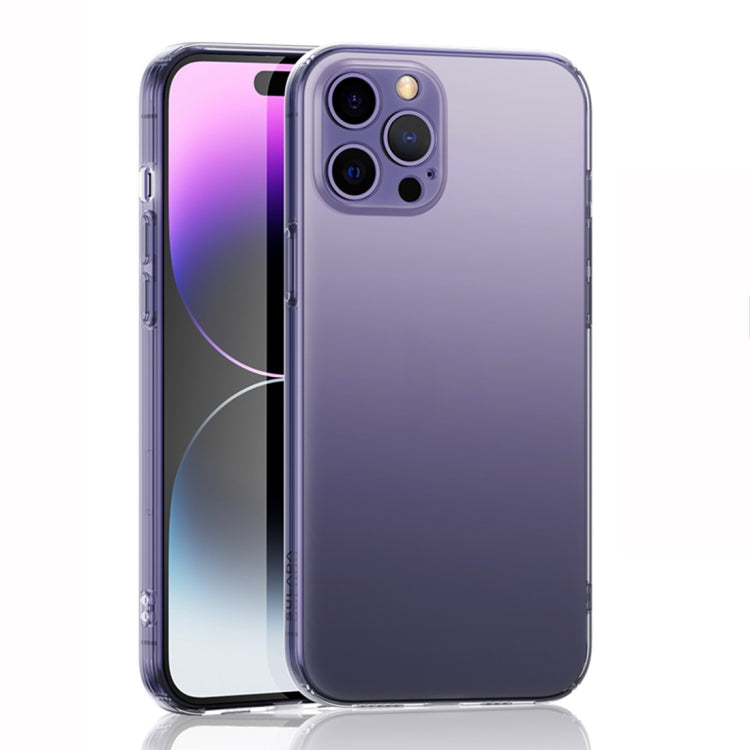 For iPhone 14 Pro Max SULADA Frosted Series Shockproof TPU Protective Case(Transparent) - iPhone 14 Pro Max Cases by SULADA | Online Shopping South Africa | PMC TechLife | Buy Now Pay Later Mobicred