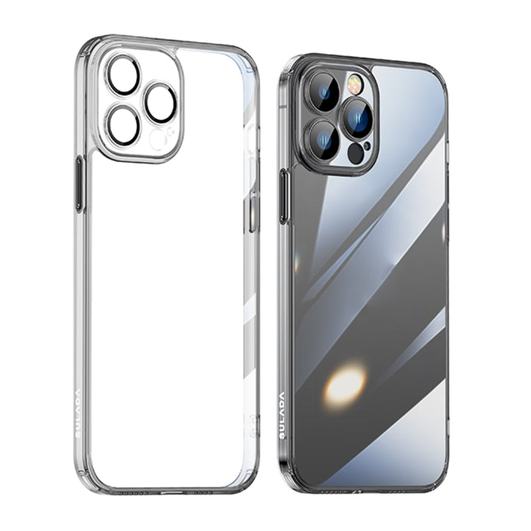 For iPhone 14 Pro SULADA Crystal Steel Series TPU Transparent Phone Case(Black) - iPhone 14 Pro Cases by SULADA | Online Shopping South Africa | PMC TechLife | Buy Now Pay Later Mobicred