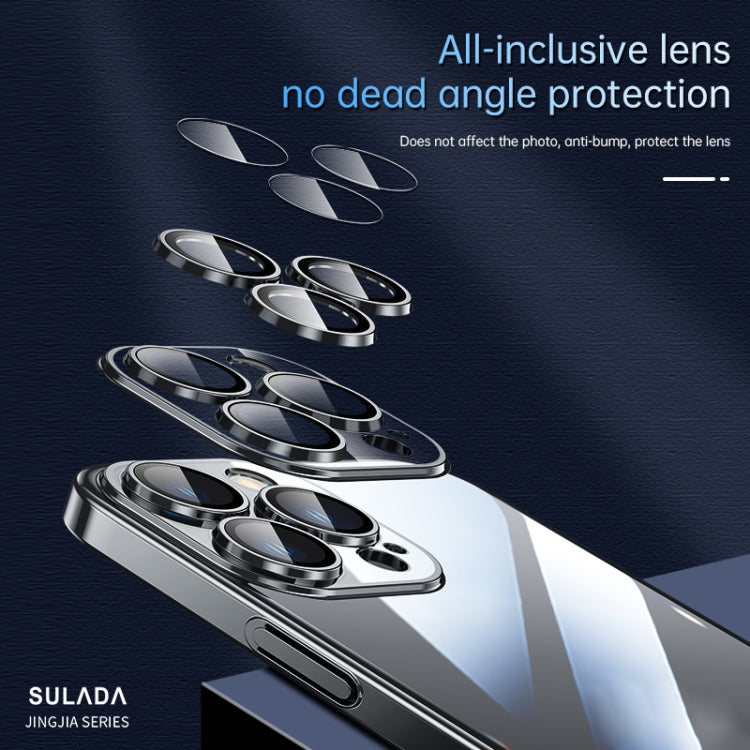 For iPhone 14 SULADA Hard PC Shockproof Phone Case(Gold) - iPhone 14 Cases by SULADA | Online Shopping South Africa | PMC TechLife | Buy Now Pay Later Mobicred