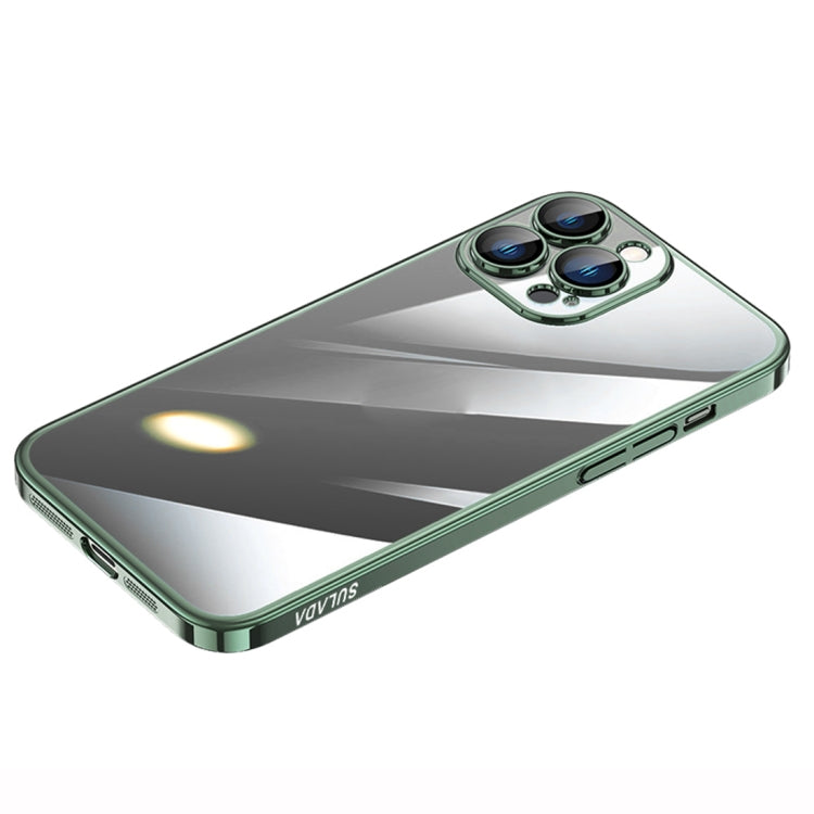 For iPhone 14 Pro SULADA Hard PC Shockproof Phone Case(Green) - iPhone 14 Pro Cases by SULADA | Online Shopping South Africa | PMC TechLife | Buy Now Pay Later Mobicred