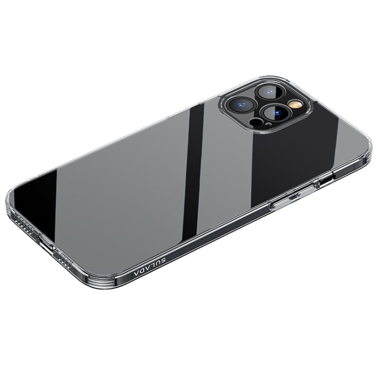 For iPhone 14 Pro SULADA Frosted Series Shockproof Transparent TPU Phone Case(Black) - free shipping - PMC TechLife - Order now!