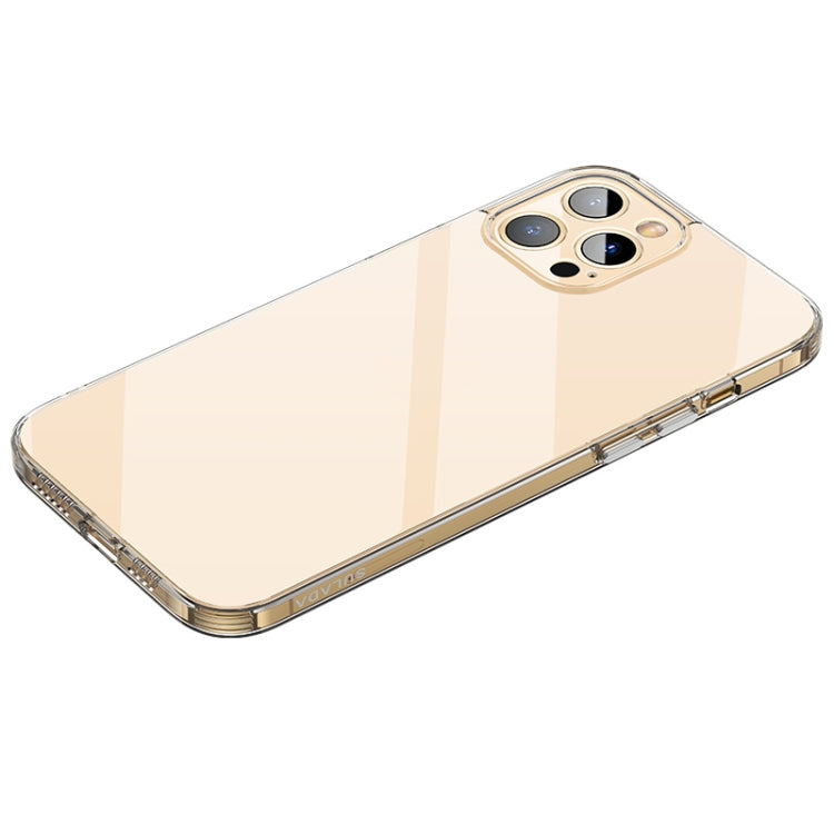 For iPhone 14 Pro SULADA Frosted Series Shockproof Transparent TPU Phone Case(Gold) - free shipping - PMC TechLife - Order now!