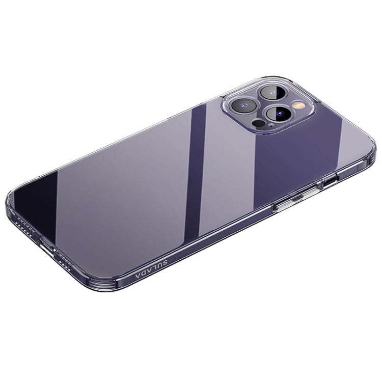 For iPhone 14 Pro SULADA Frosted Series Shockproof Transparent TPU Phone Case(Purple) - iPhone 14 Pro Cases by SULADA | Online Shopping South Africa | PMC TechLife