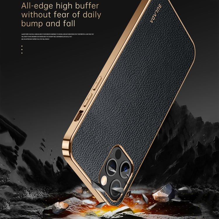 For iPhone 14 SULADA Shockproof TPU + Handmade Leather Phone Case(Black) - iPhone 14 Cases by SULADA | Online Shopping South Africa | PMC TechLife | Buy Now Pay Later Mobicred