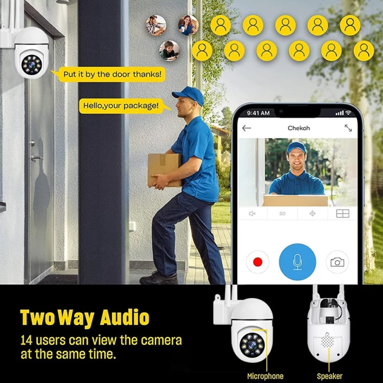 A7 1080P HD Wireless WiFi Smart Surveillance Camera Support Night Vision / Two Way Audio with 32G Memory - Wireless Camera by PMC TechLife | Online Shopping South Africa | PMC TechLife