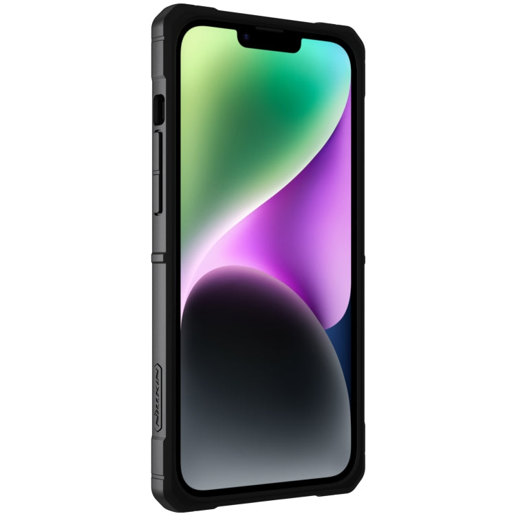 For iPhone 14 Plus NILLKIN Sliding Camera Cover Design TPU + PC Magnetic Phone Case(Black) - iPhone 14 Plus Cases by NILLKIN | Online Shopping South Africa | PMC TechLife | Buy Now Pay Later Mobicred