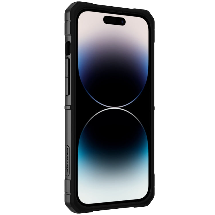 For iPhone 14 Pro NILLKIN Sliding Camera Cover Design TPU + PC Magnetic Phone Case(Black) - iPhone 14 Pro Cases by NILLKIN | Online Shopping South Africa | PMC TechLife | Buy Now Pay Later Mobicred