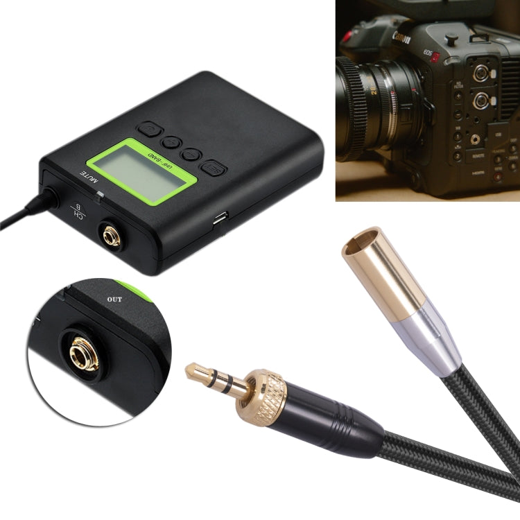 SB419M120-03 3.5mm Male to Mini XLR 3pin Male Audio Cable, Length: 30cm - Microphone Audio Cable & Connector by PMC TechLife | Online Shopping South Africa | PMC TechLife | Buy Now Pay Later Mobicred