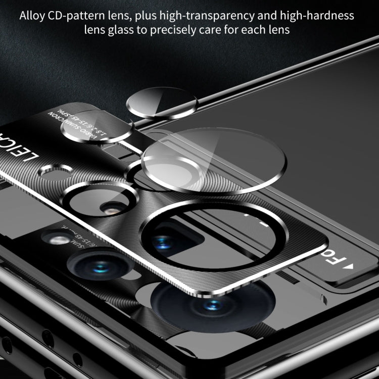 For Xiaomi Mix Fold 2 Magnetic Hinges Plating Phone Case with Holder(Silver) - Xiaomi Cases by PMC TechLife | Online Shopping South Africa | PMC TechLife