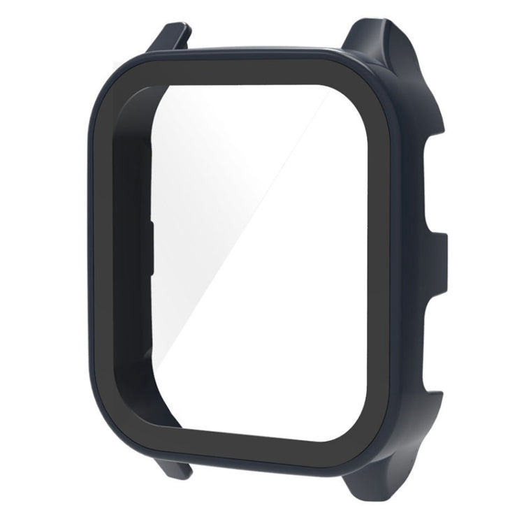 Compatible with Garmin Venu Sq2 PC + 9H Tempered Glass Integrated Protective Watch Case(Ink Blue) - free shipping - PMC TechLife - Order now!