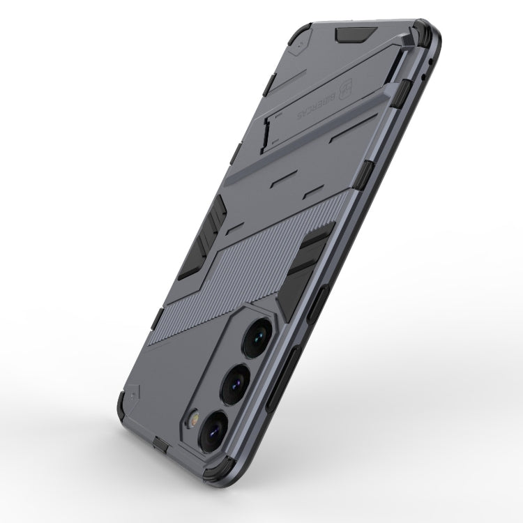 For Samsung Galaxy S23+ 5G Punk Armor 2 in 1 PC + TPU Shockproof Phone Case with Invisible Holder(Grey) - free shipping - PMC TechLife - Order now!