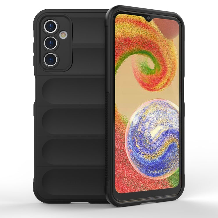 For Samsung Galaxy A14 5G Magic Shield TPU + Flannel Phone Case(Black) - free shipping - PMC TechLife - Order now!