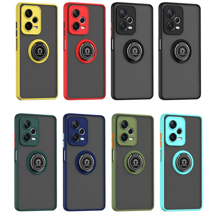 For Xiaomi Redmi Note 12 Pro+ China Q Shadow 1 Series TPU + PC Ring Holder Phone Case(Dark Green) - free shipping - PMC TechLife - Order now!