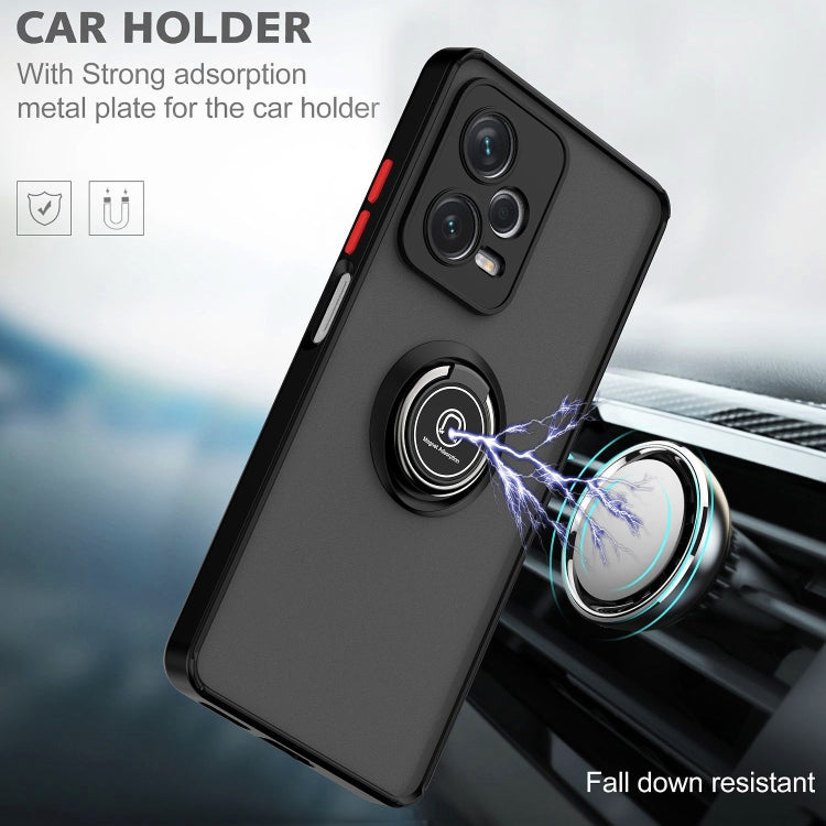 For Xiaomi Redmi Note 12 Pro+ China Q Shadow 1 Series TPU + PC Ring Holder Phone Case(Dark Green) - free shipping - PMC TechLife - Order now!