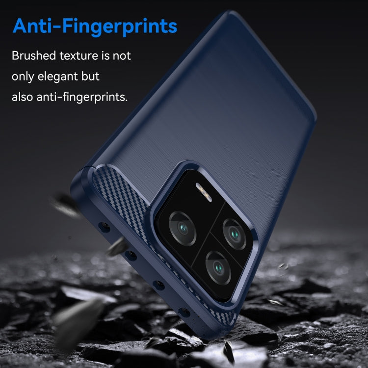 For Xiaomi 13 Pro Brushed Texture Carbon Fiber TPU Phone Case(Blue) - free shipping - PMC TechLife - Order now!