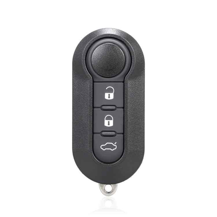 For Fiat 3 Button Folding Car Key Case Remote Control Shell SIP22, Style:White Switch Button - Car Key Cases by PMC TechLife | Online Shopping South Africa | PMC TechLife | Buy Now Pay Later Mobicred