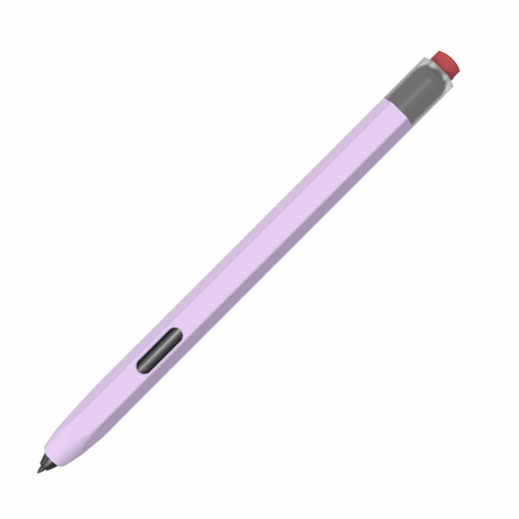 For Samsung Galaxy Tab S7 / S7+ / S8 / S8+ LOVE MEI Soft Silicone Stylus Pen Protective Case(Purple) - free shipping - PMC TechLife - Order now!