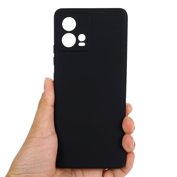 For Motorola Edge 30 Fusion / S30 Pro Pure Color Liquid Silicone Shockproof Phone Case(Black) - free shipping - PMC TechLife - Order now!