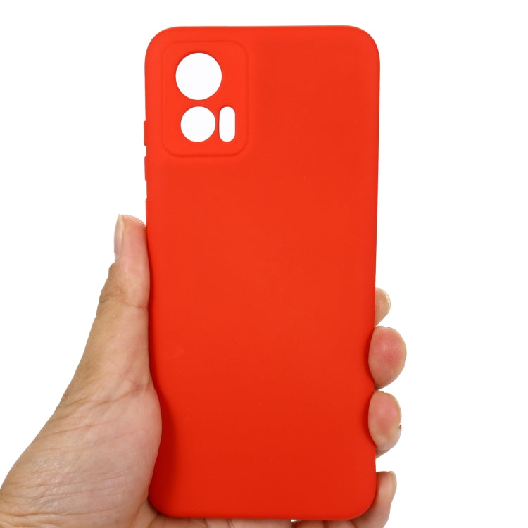 For Motorola Edge 30 Lite 5G / 30 Neo 5G Pure Color Liquid Silicone Shockproof Phone Case(Red) - free shipping - PMC TechLife - Order now!