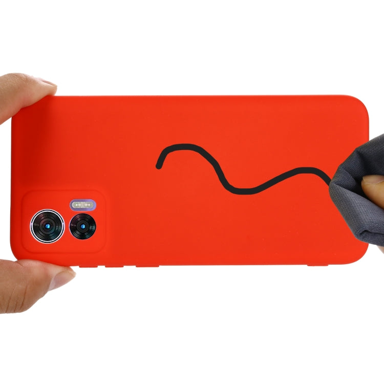 For Motorola Edge 30 Lite 5G / 30 Neo 5G Pure Color Liquid Silicone Shockproof Phone Case(Red) - free shipping - PMC TechLife - Order now!