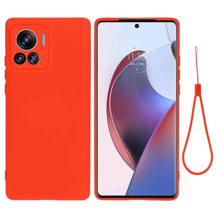 For Motorola Edge 30 Ultra / Moto X30 Pro Pure Color Liquid Silicone Shockproof Phone Case(Red) - free shipping - PMC TechLife - Order now!