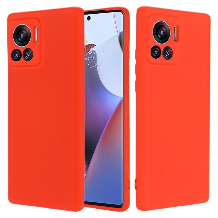 For Motorola Edge 30 Ultra / Moto X30 Pro Pure Color Liquid Silicone Shockproof Phone Case(Red) - free shipping - PMC TechLife - Order now!