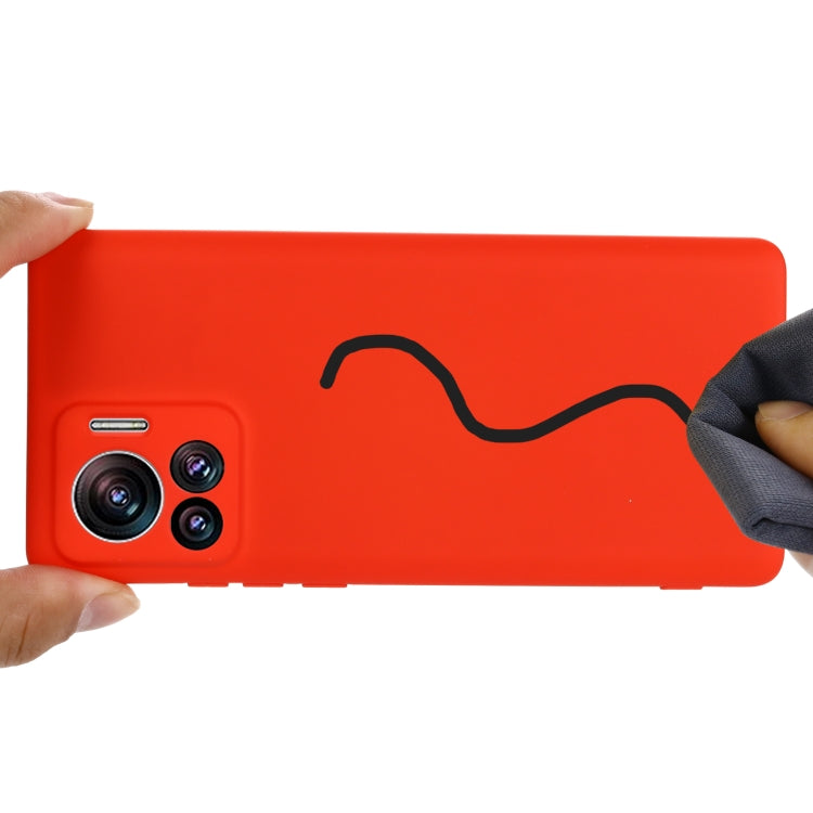 For Motorola Edge 30 Ultra / Moto X30 Pro Pure Color Liquid Silicone Shockproof Phone Case(Red) - free shipping - PMC TechLife - Order now!