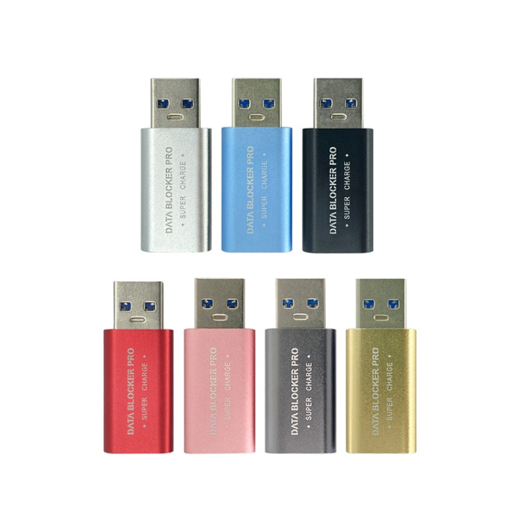 GE06 USB Data Blocker Fast Charging Connector(Red) - Converter & Adapter by PMC TechLife | Online Shopping South Africa | PMC TechLife