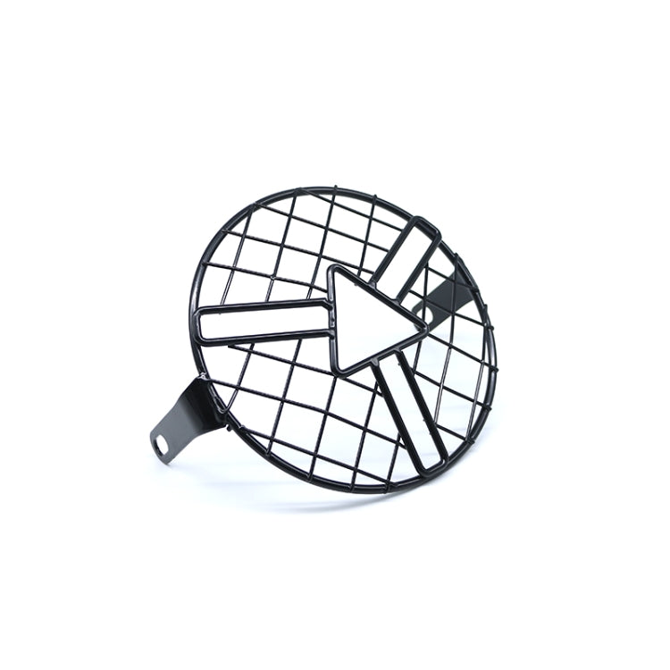 Motorcycle Headlight Arrowhead Grill Guard Retro Round Lamp Grill Cover - Ornamental Parts by PMC TechLife | Online Shopping South Africa | PMC TechLife | Buy Now Pay Later Mobicred