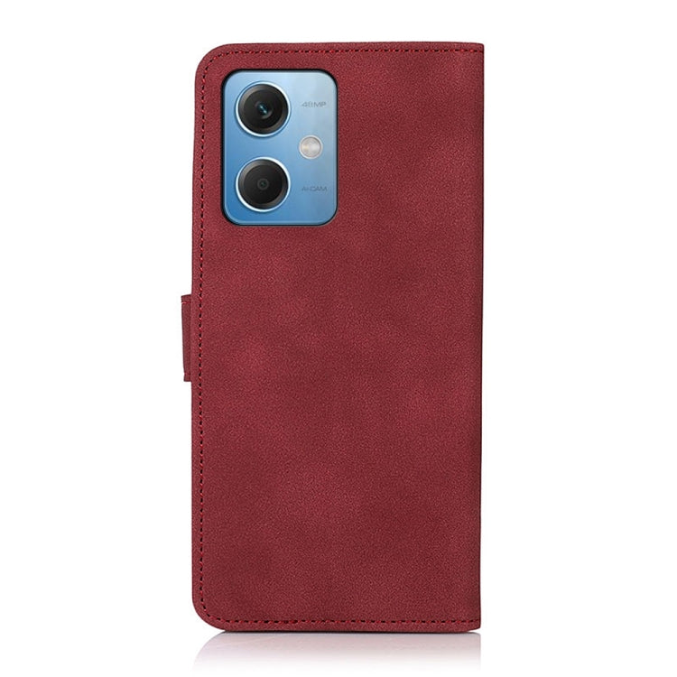 For Xiaomi Redmi Note 12 China KHAZNEH Matte Texture Leather Phone Case(Red) - free shipping - PMC TechLife - Order now!