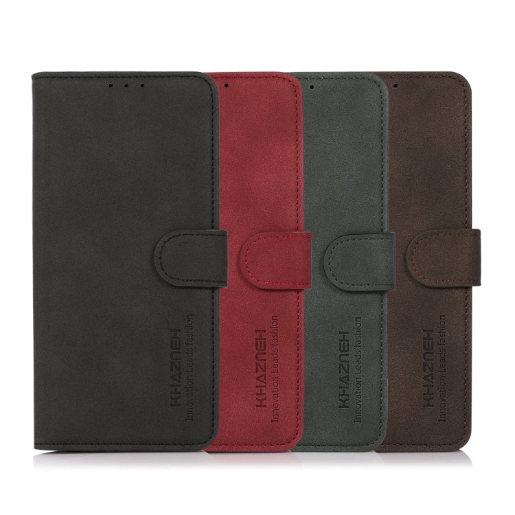 For Xiaomi Redmi Note 12 China KHAZNEH Matte Texture Leather Phone Case(Red) - free shipping - PMC TechLife - Order now!