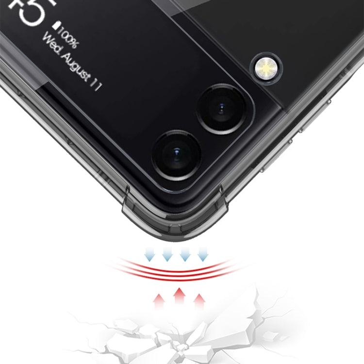 For Samsung Galaxy Z Flip4 GKK MagSafe Airbag Shockproof Phone Case with Ring Holder(Transparent) - Galaxy Z Flip4 5G Cases by GKK | Online Shopping South Africa | PMC TechLife