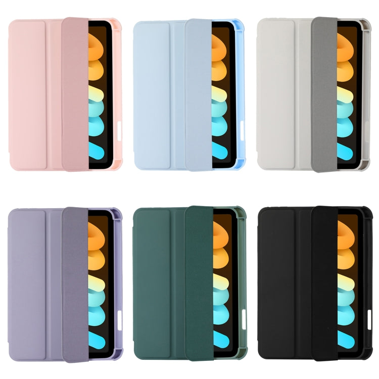 For iPad 2025 / 2022 Acrylic 3-folding Leather Tablet Case(Purple) - free shipping - PMC TechLife - Order now!