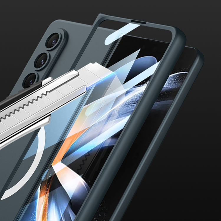 For Samsung Galaxy Z Fold4 GKK MagSafe Ultrathin Integrated Shockproof Protective Phone Case(Dark Green) - Galaxy Z Fold4 5G Cases by GKK | Online Shopping South Africa | PMC TechLife | Buy Now Pay Later Mobicred