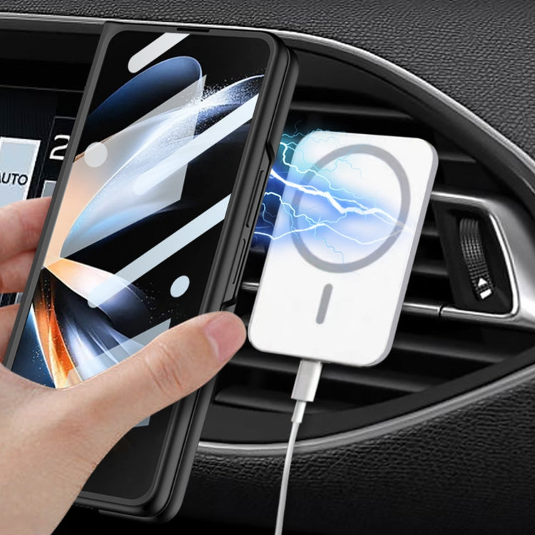 For Samsung Galaxy Z Fold4 GKK MagSafe Ultrathin Integrated Shockproof Protective Phone Case(Gray) - Galaxy Z Fold4 5G Cases by GKK | Online Shopping South Africa | PMC TechLife | Buy Now Pay Later Mobicred