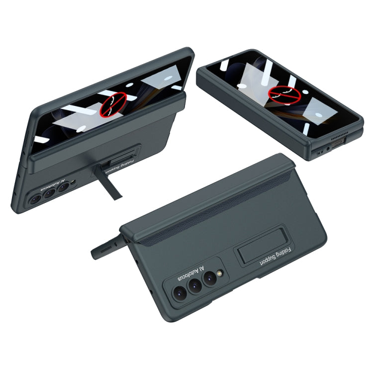 For Samsung Galaxy Z Fold4 GKK Magnetic Fold Full Coverage Anti Peep Phone Case(Dark Green) - Galaxy Z Fold4 5G Cases by GKK | Online Shopping South Africa | PMC TechLife | Buy Now Pay Later Mobicred