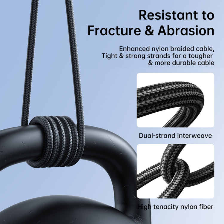 JOYROOM 2.4A USB to 8 Pin Surpass Series Fast Charging Data Cable, Length:0.25m(Black) - Normal Style Cable by JOYROOM | Online Shopping South Africa | PMC TechLife