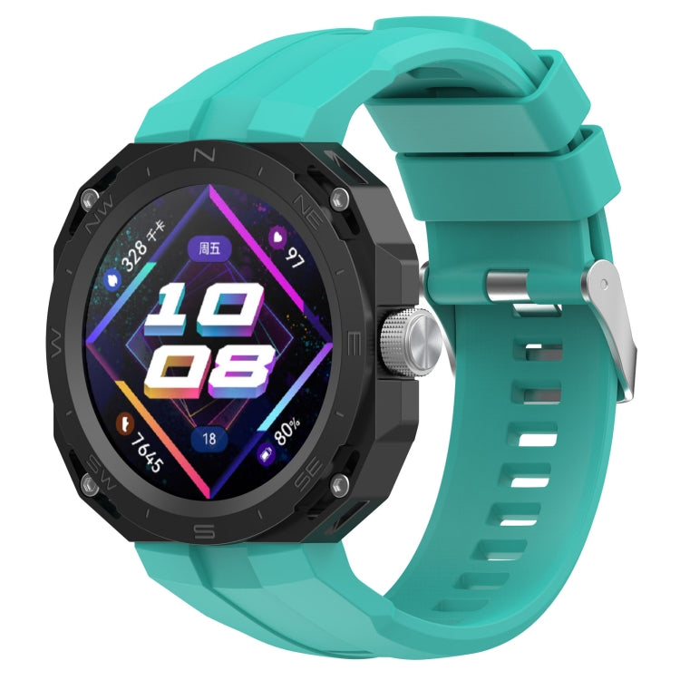 For Huawei Watch GT Cyber Monochrome Silicone Watch Band (Blue) - Smart Wear by PMC TechLife | Online Shopping South Africa | PMC TechLife