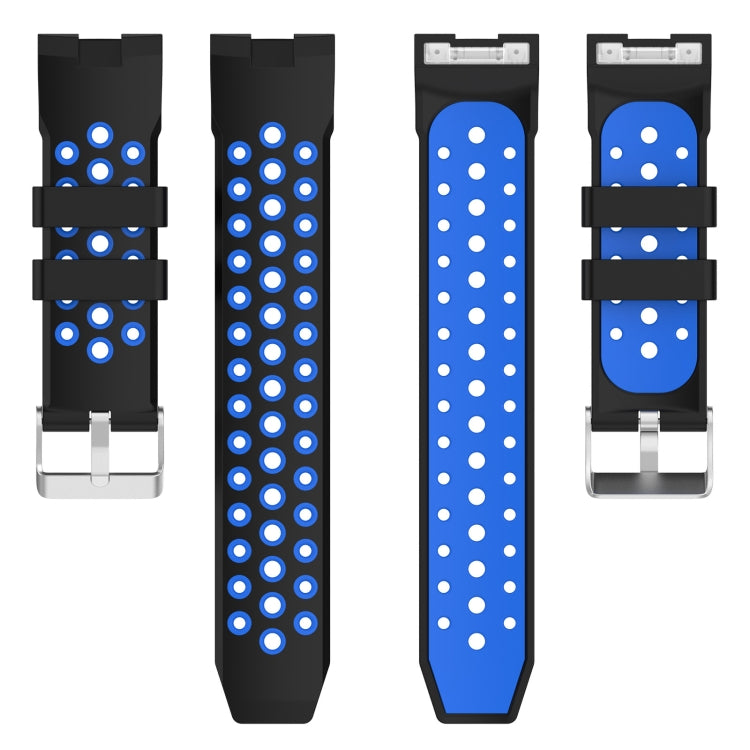 For Huawei Watch GT Cyber Two-color Silicone Watch Band (Black Blue) -  by PMC TechLife | Online Shopping South Africa | PMC TechLife
