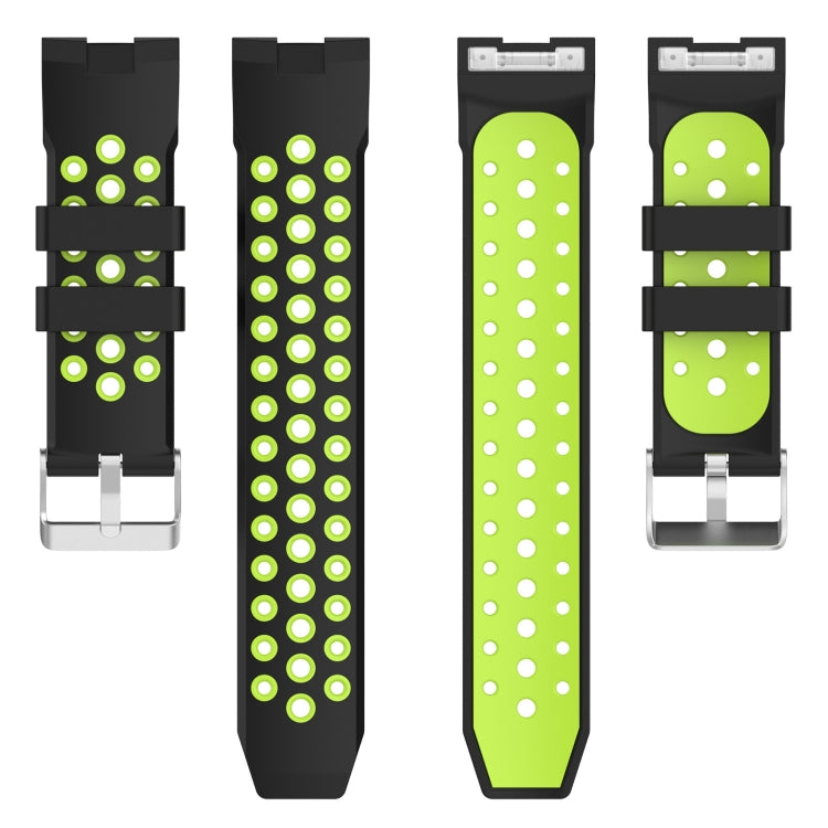 For Huawei Watch GT Cyber Two-color Silicone Watch Band(Black Fluorescent Green) - free shipping - PMC TechLife - Order now!