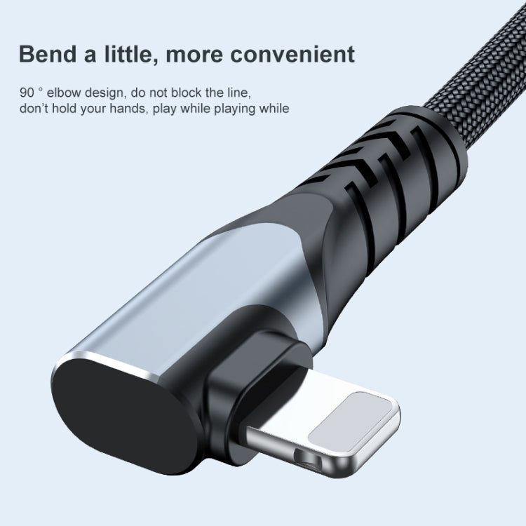 ADC-009 20W USB-C/Type-C to 8 Pin Double Elbow Data Cable, Length:2m - 2 in 1 Cable by PMC TechLife | Online Shopping South Africa | PMC TechLife