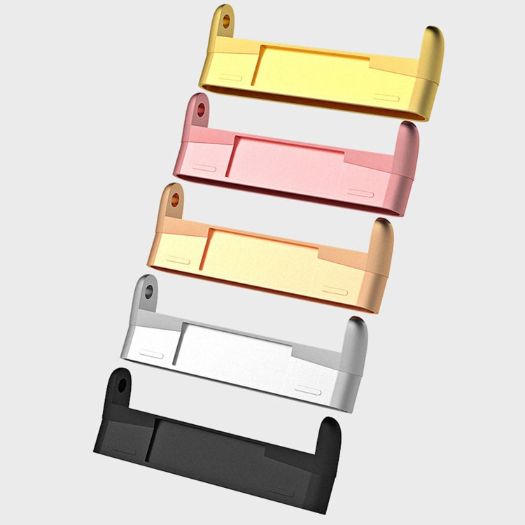 For Fitbit Versa 4 / Versa 3 / Sense 2 1 Pairs Watch Band Connector(Black) -  by PMC TechLife | Online Shopping South Africa | PMC TechLife