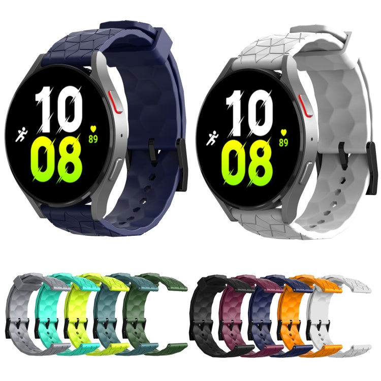 20mm Football Texture Silicone Watch Band(Navy Blue) - free shipping - PMC TechLife - Order now!