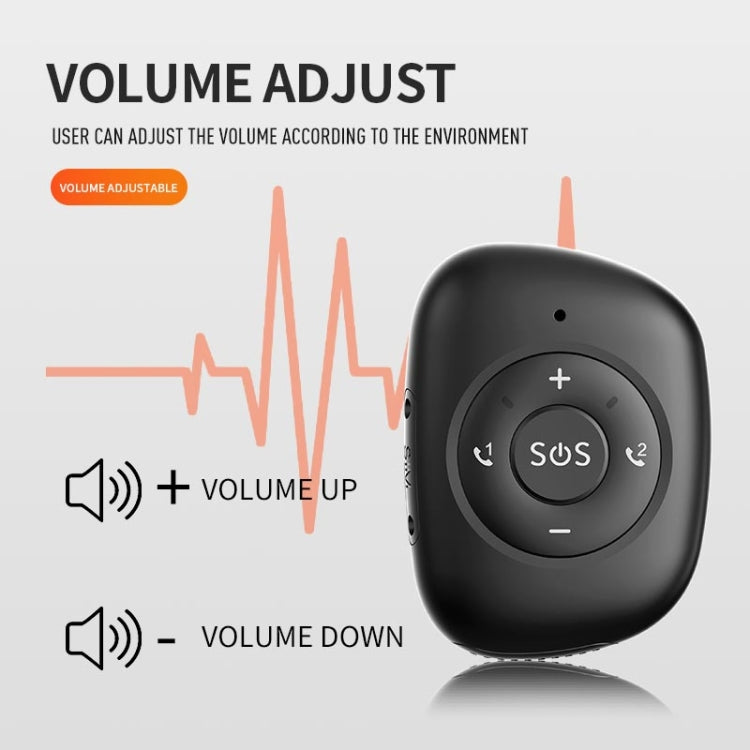 RF-V50 IP67 Waterproof 4G LTE 3G 2G GSM Elderly SOS Button Emergency Alarm GPS Tracker(Black) - Personal Tracker by PMC TechLife | Online Shopping South Africa | PMC TechLife | Buy Now Pay Later Mobicred