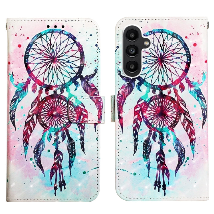 For Samsung Galaxy A14 5G 3D Painting Horizontal Flip Leather Phone Case(Color Drop Wind Chimes) - free shipping - PMC TechLife - Order now!