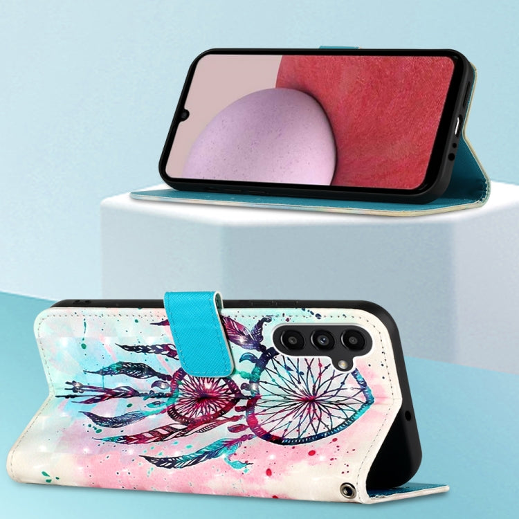 For Samsung Galaxy A14 5G 3D Painting Horizontal Flip Leather Phone Case(Color Drop Wind Chimes) - free shipping - PMC TechLife - Order now!
