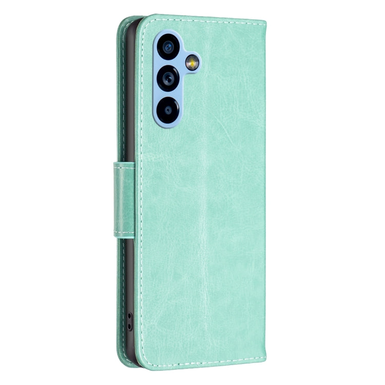 For Samsung Galaxy A54 5G Embossing Two Butterflies Pattern Leather Case(Green) - free shipping - PMC TechLife - Order now!